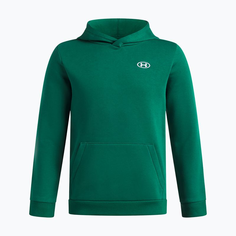 Children's sweatshirt Under Armour B Rival Fleece Hoodie campus ivy/white