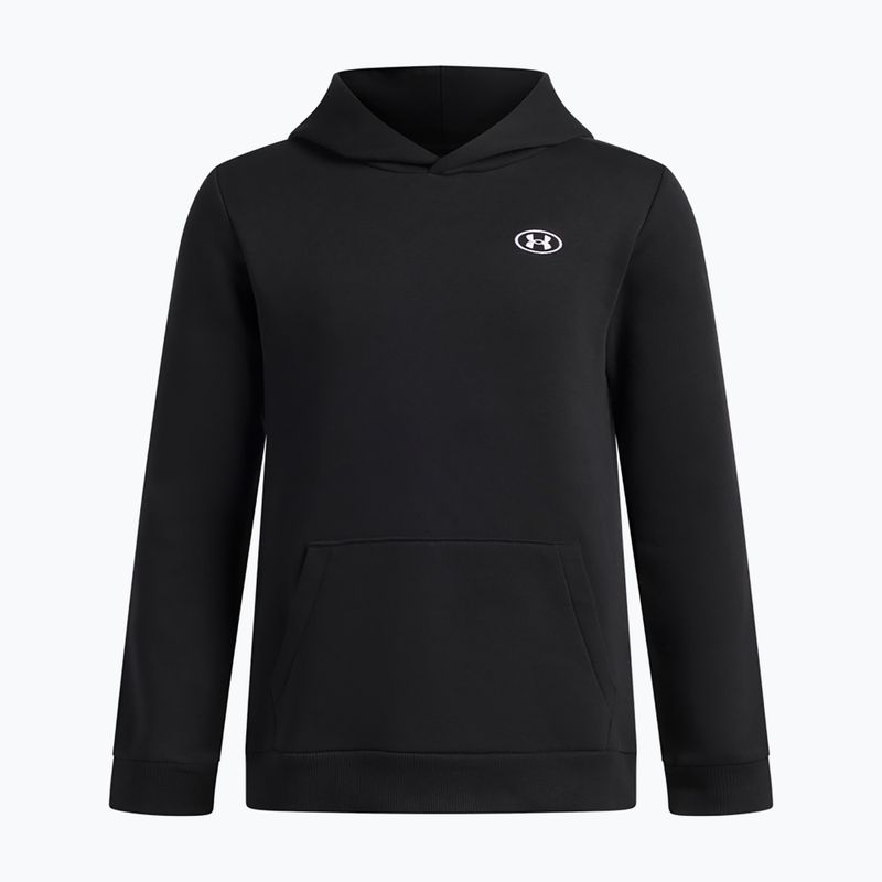 Children's sweatshirt Under Armour B Rival Fleece Hoodie ultimate black/white