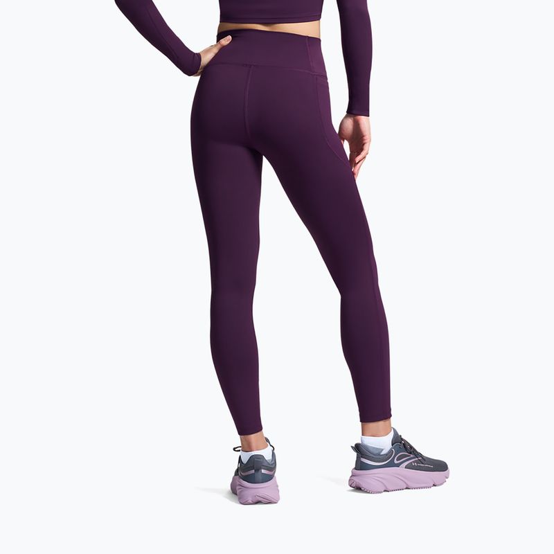 Women's training leggings Under Armour Motion Leggings purple echo/mauve pink 3