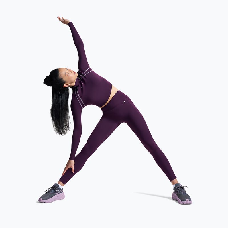 Women's training leggings Under Armour Motion Leggings purple echo/mauve pink 4