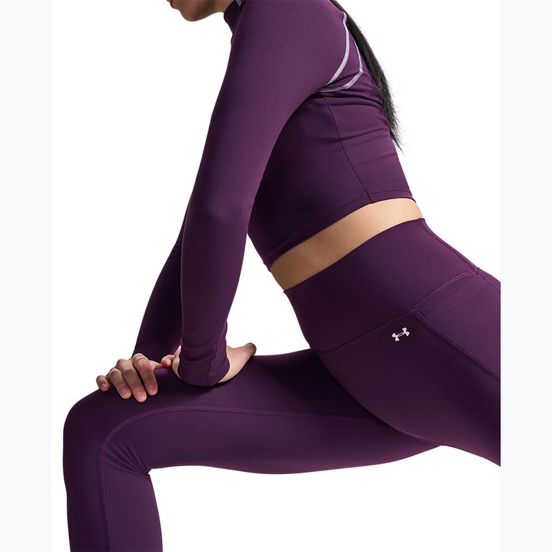 Women's training leggings Under Armour Motion Leggings purple echo/mauve pink 7