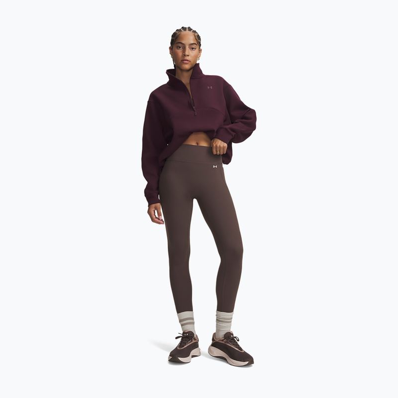 Women's training leggings Under Armour Motion Leggings peppercorn/white 2