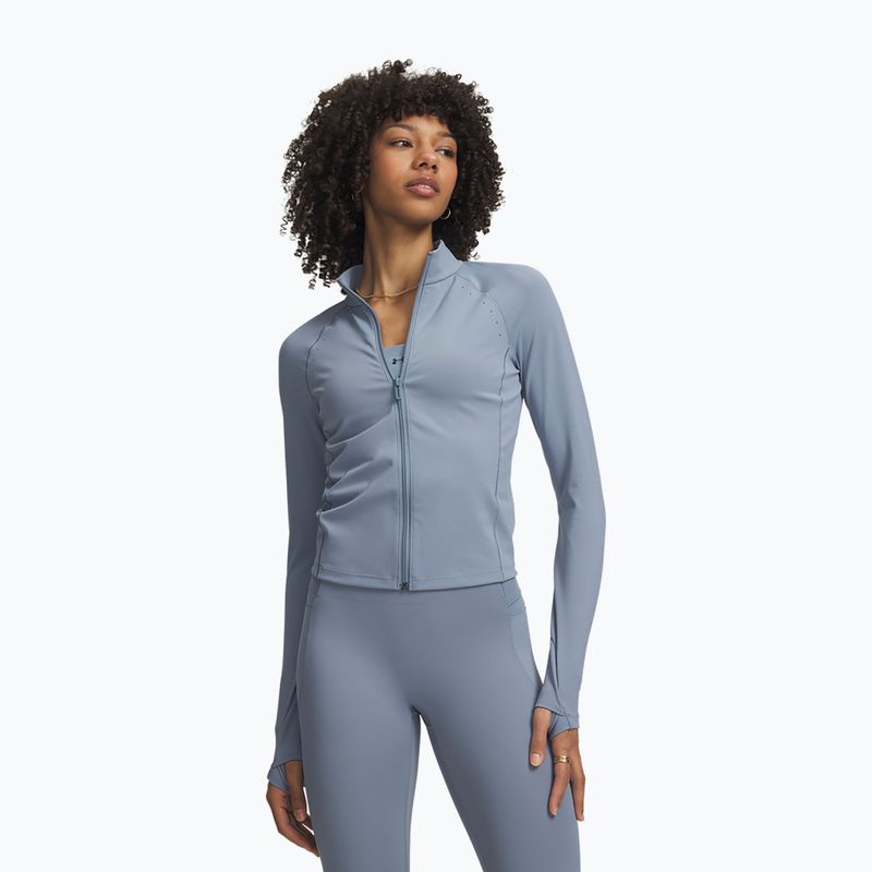 Women's training sweatshirt Under Armour Vanish Elite blue wind/metallic silver
