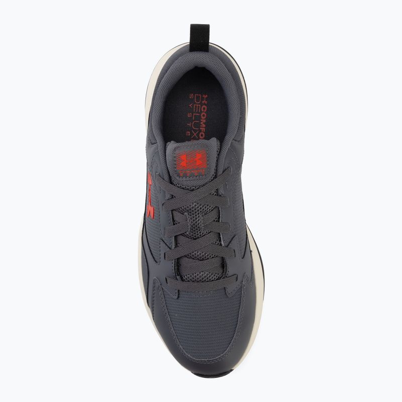 Men's training shoes Under Armour Charged Edge castlerock/winter white/anthem red 5