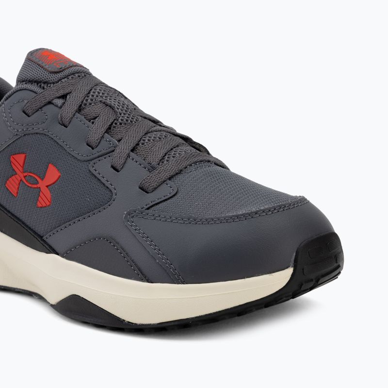 Men's training shoes Under Armour Charged Edge castlerock/winter white/anthem red 7