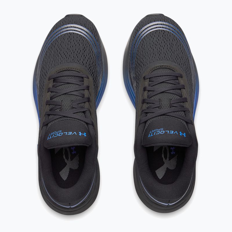 Men's running shoes Under Armour Velociti Sport black/black/team royal 3
