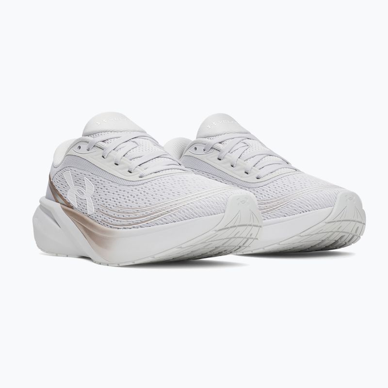 Women's running shoes Under Armour Velociti Sport halo gray/metallic buff/white 2