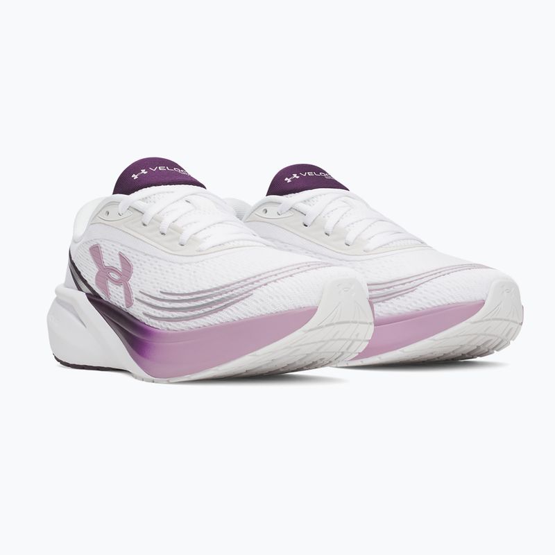 Women's running shoes Under Armour Velociti Sport white/purple echo/mauve pink 2