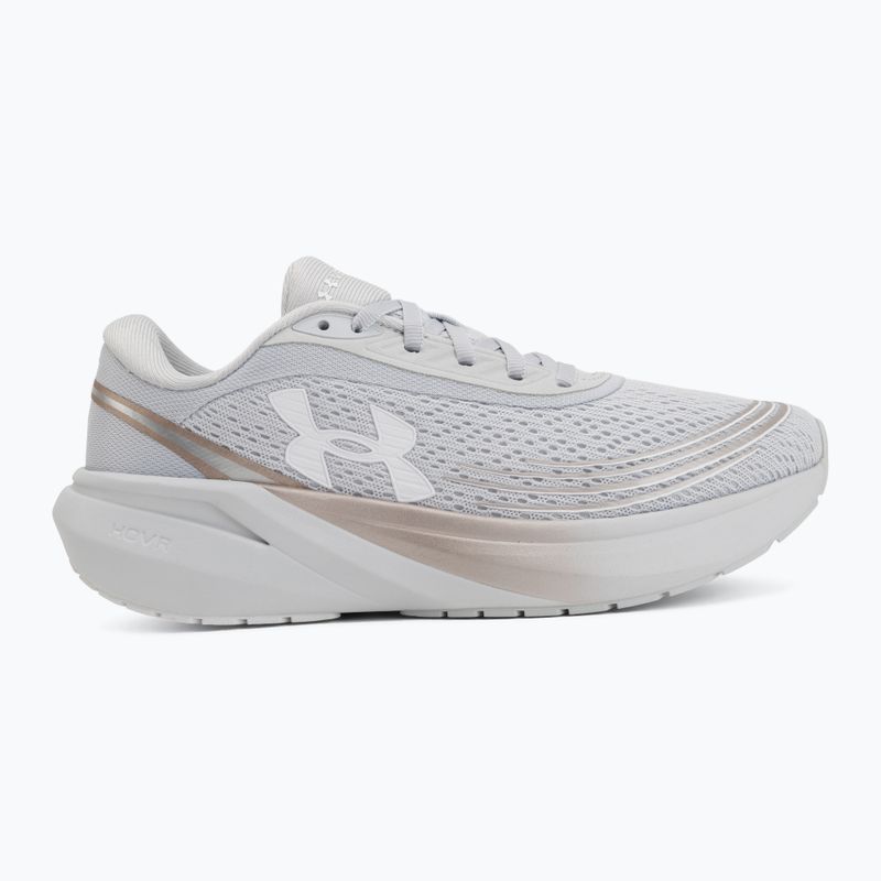 Women's running shoes Under Armour Velociti Sport halo gray/metallic buff/white 2