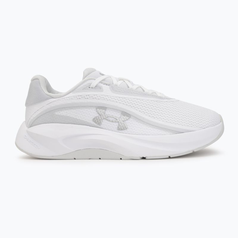 Women's training shoes Under Armour Radiant TR white/distant gray/metallic silver 2
