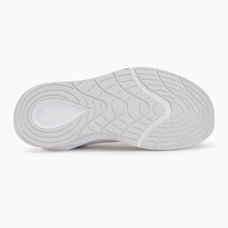 Women's training shoes Under Armour Radiant TR white/distant gray/metallic silver 4