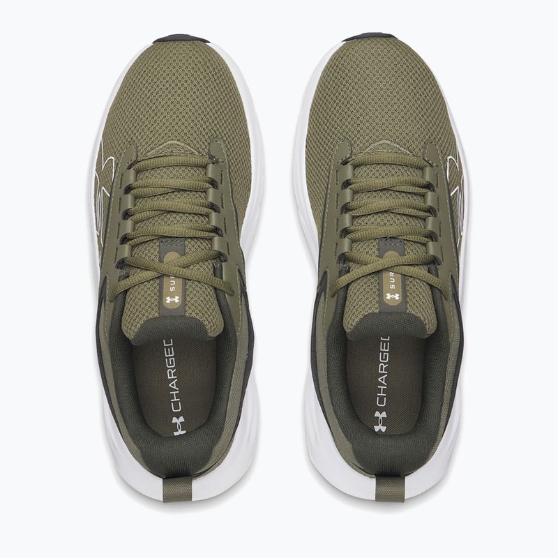 Men's running shoes Under Armour Surge 5 marine od green/baroque green/white 3