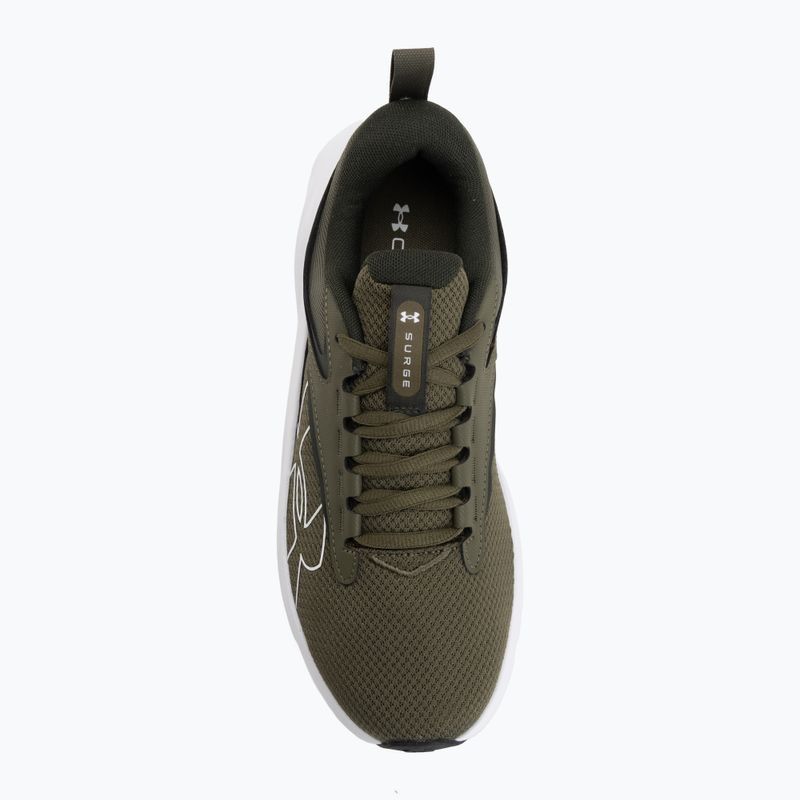 Men's running shoes Under Armour Surge 5 marine od green/baroque green/white 5