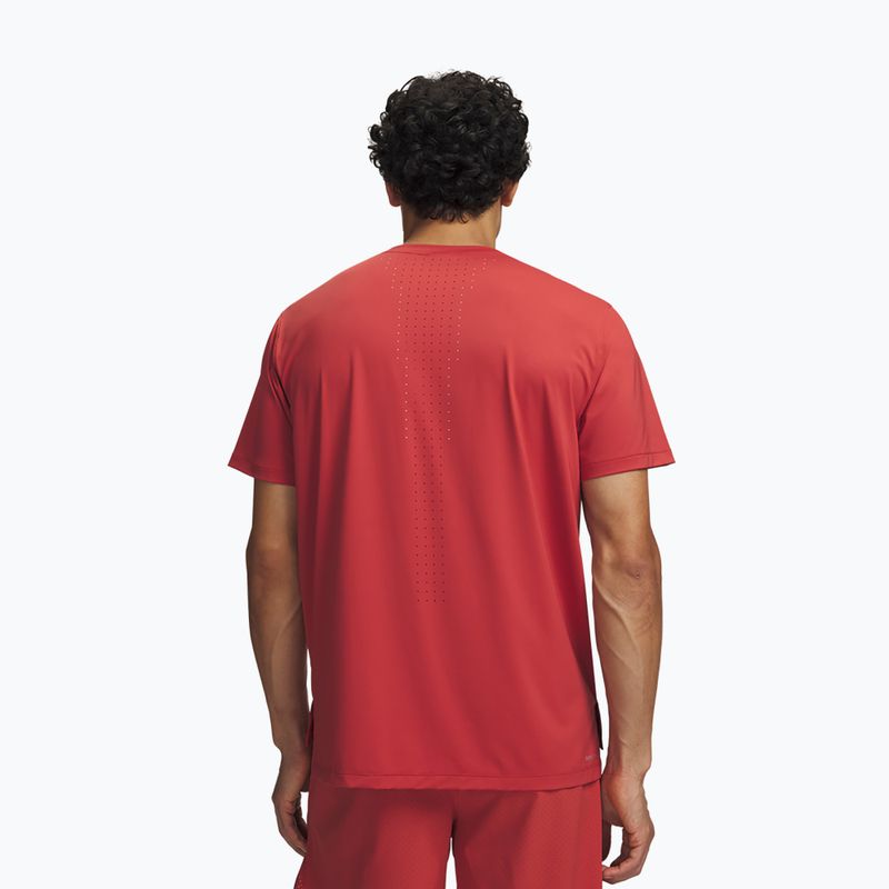 Men's running shirt Under Armour Velociti Pro SS heritage red/reflective 2