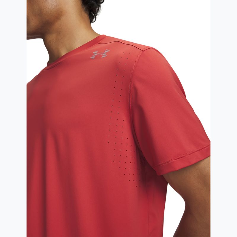 Men's running shirt Under Armour Velociti Pro SS heritage red/reflective 3