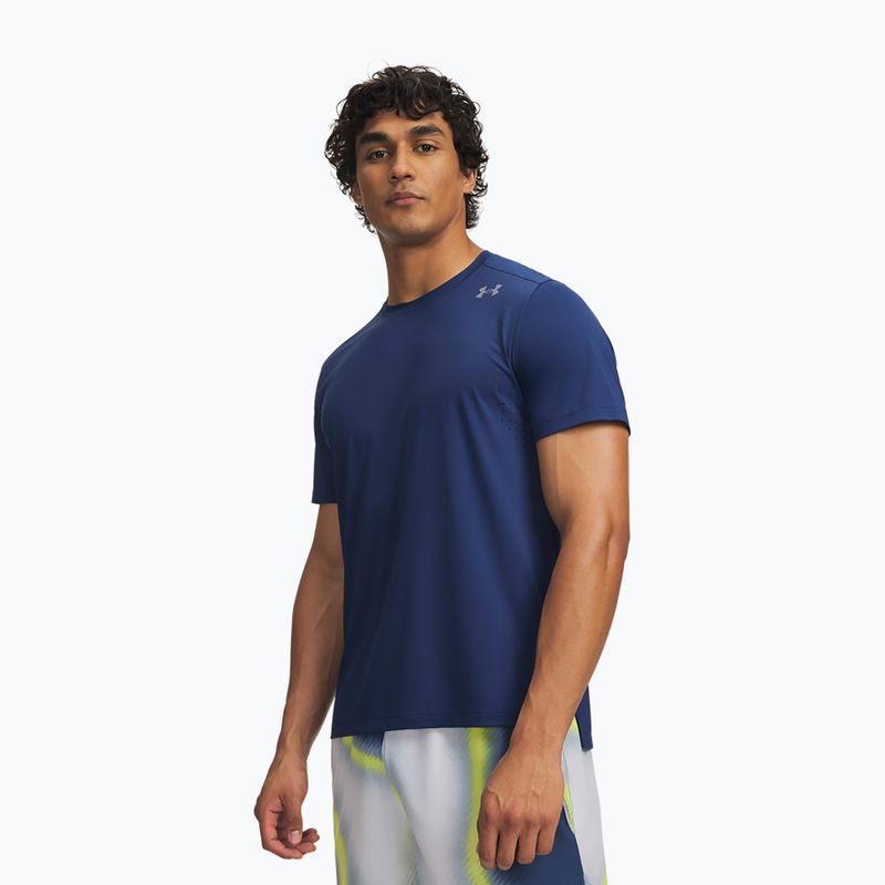 Men's running shirt Under Armour Velociti Pro SS blackout navy/reflective