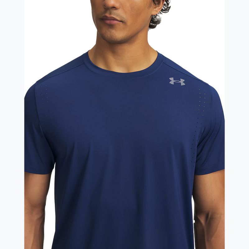 Men's running shirt Under Armour Velociti Pro SS blackout navy/reflective 3