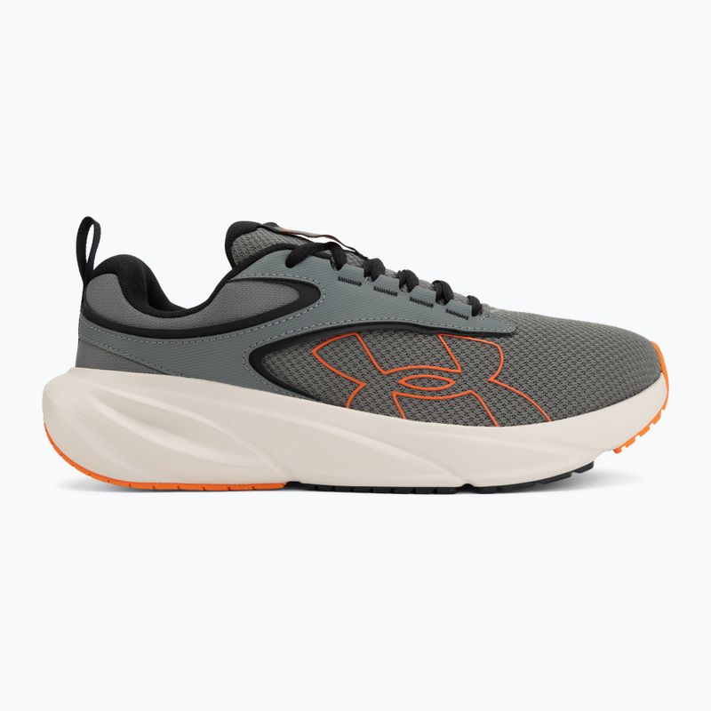 Men's running shoes Under Armour Surge 5 clay green/summit white/outrageous orange 2