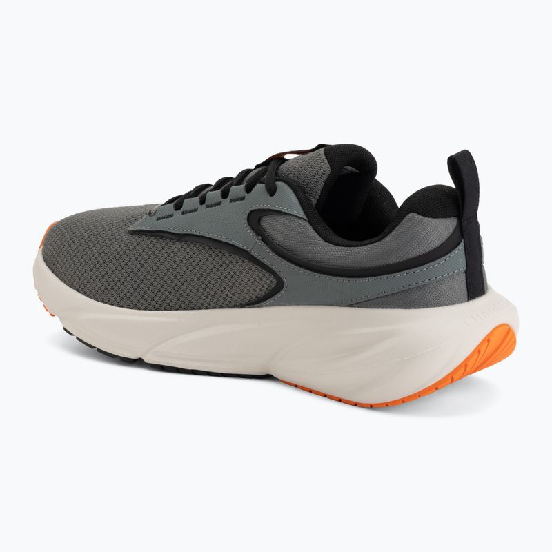 Men's running shoes Under Armour Surge 5 clay green/summit white/outrageous orange 3