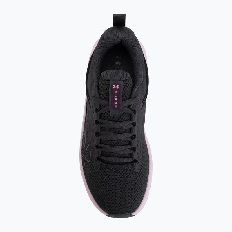 Women's running shoes Under Armour Surge 5 anthracite/mauve pink/purple echo 5