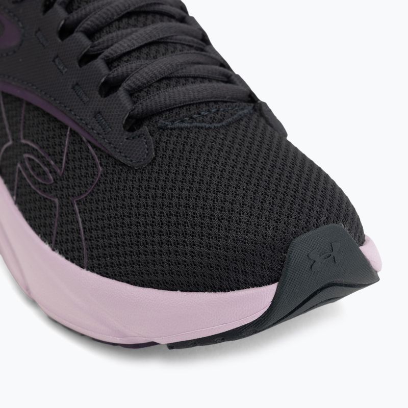 Women's running shoes Under Armour Surge 5 anthracite/mauve pink/purple echo 7