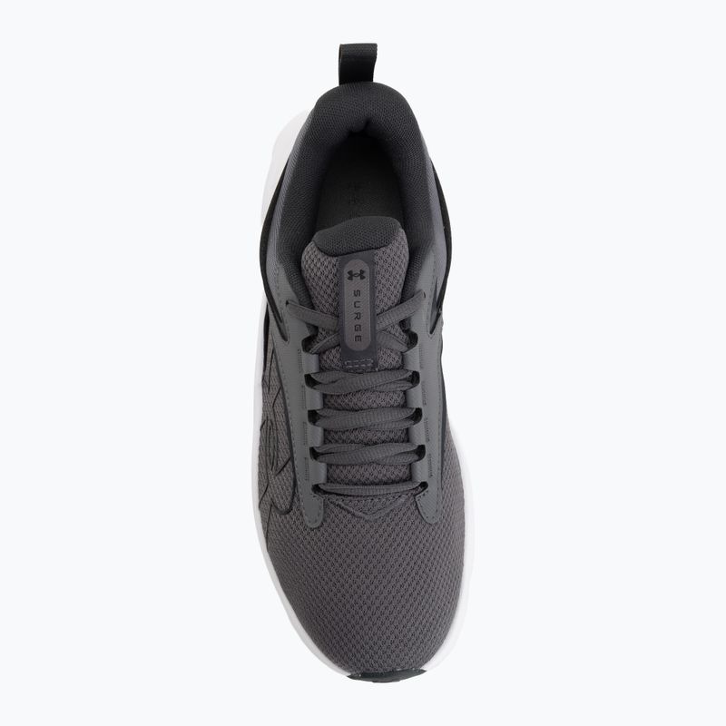 Men's running shoes Under Armour Surge 5 castlerock/white/black 5