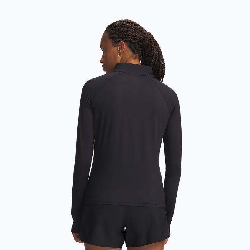 Women's running sweatshirt Under Armour Velociti Half Zip ultimate black/reflective 2