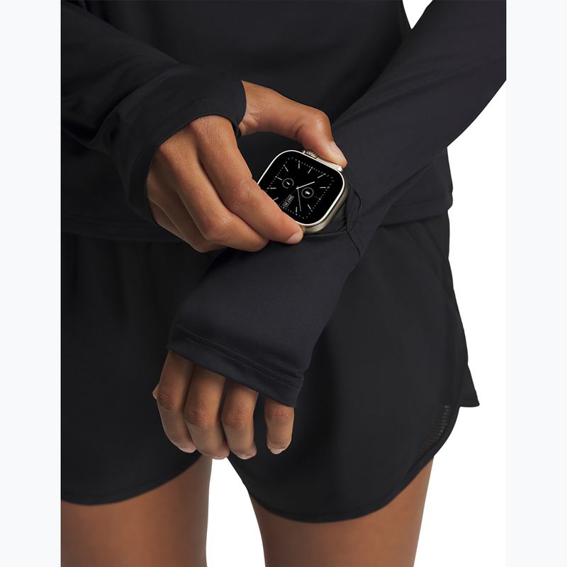 Women's running sweatshirt Under Armour Velociti Half Zip ultimate black/reflective 3