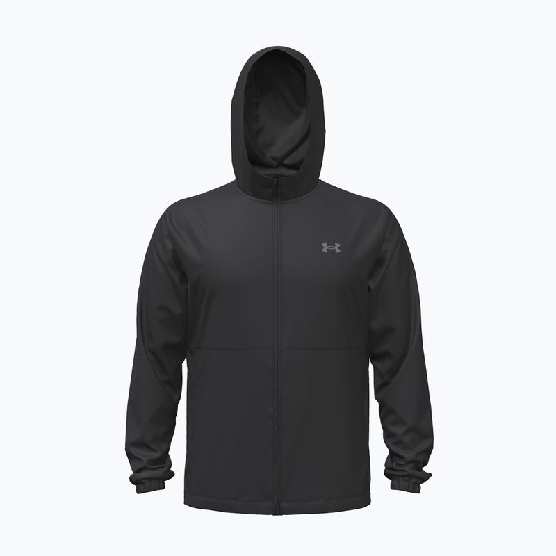 Men's running jacket Under Armour Velociti Hooded Jacket ultimate black/reflective