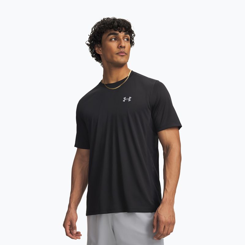 Men's training shirt Under Armour Tech Utility SS black/steel