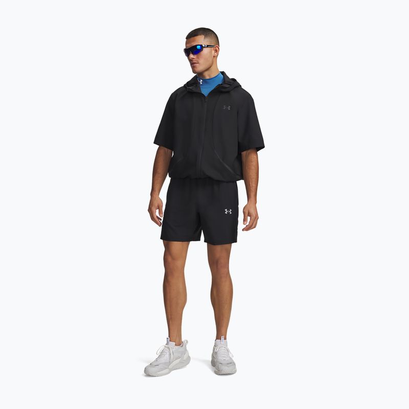 Men's training shorts Under Armour Tech Utility Shorts black/steel 2