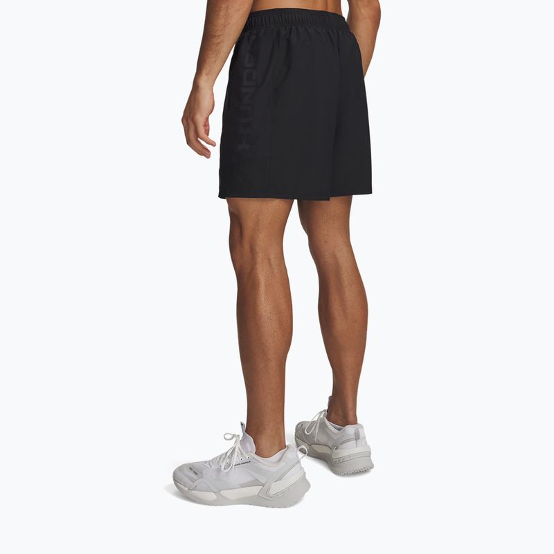 Men's training shorts Under Armour Tech Utility Shorts black/steel 3