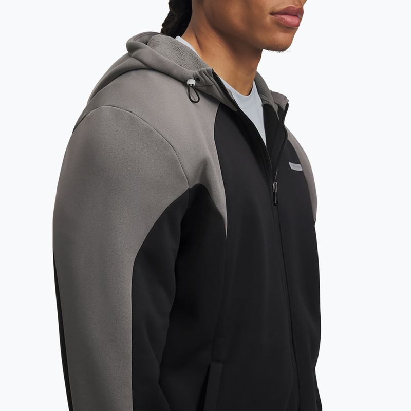 Men's sweatshirt Under Armour Armour Fleece Winter ultimate black/clay green/white 3