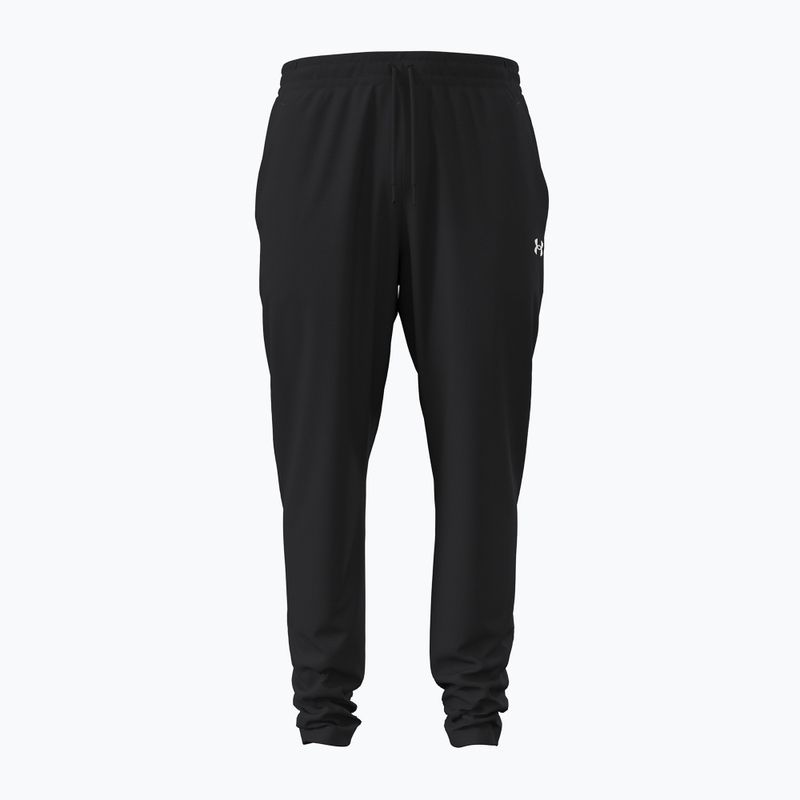 Men's trousers Under Armour Flex Fleece Tapered Pants ultimate black/white
