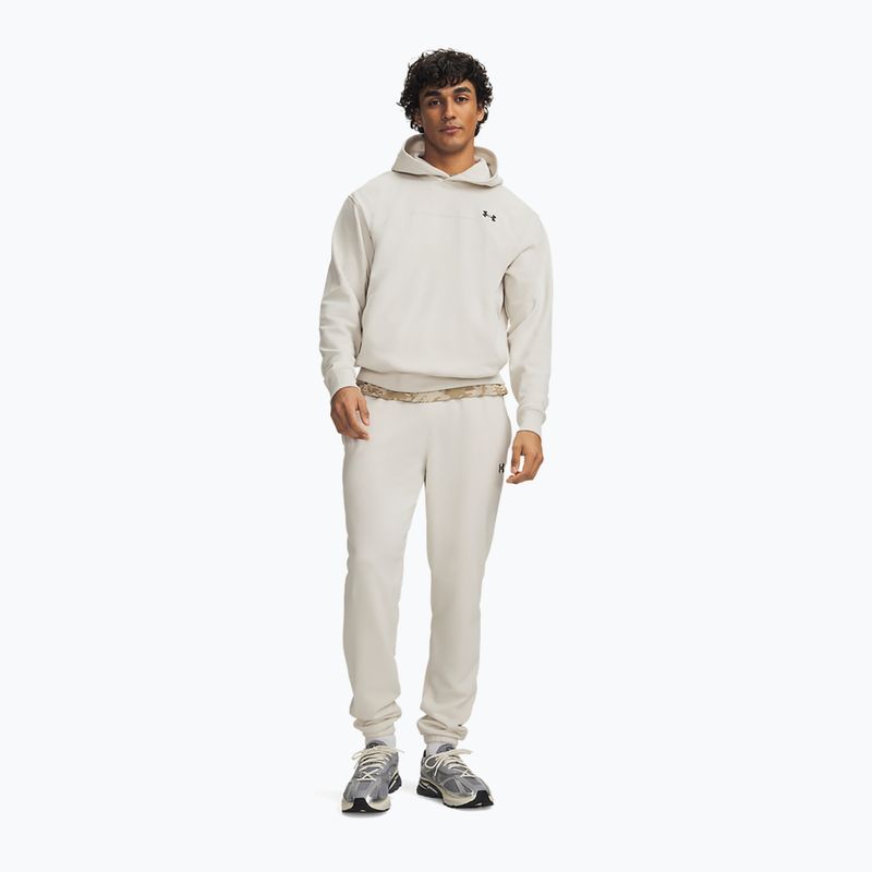 Men's trousers Under Armour Rival LW Jogger summit white/black 2