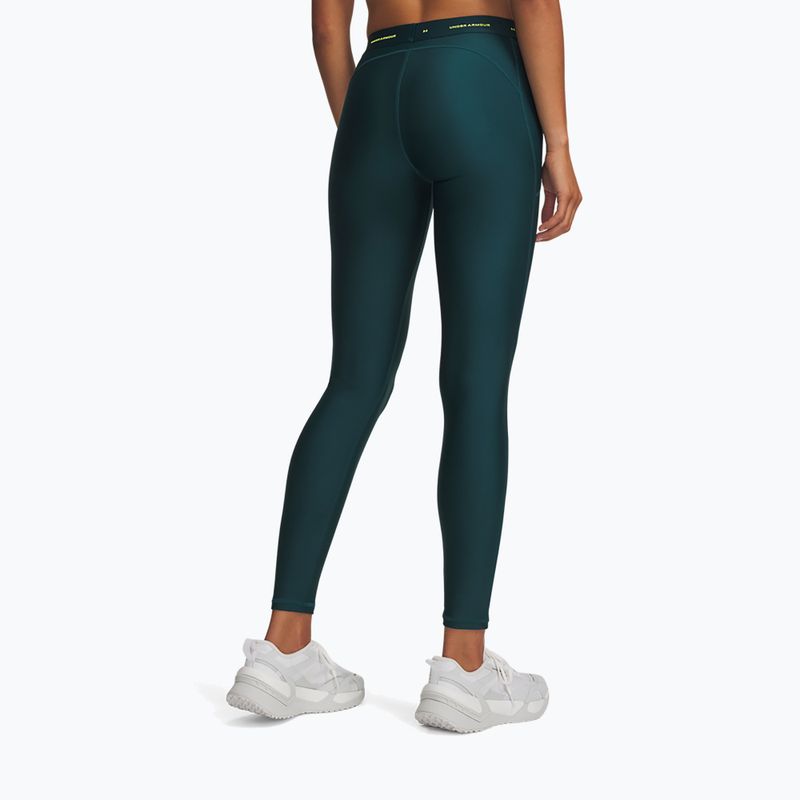 Women's training leggings Under Armour HeatGear Novelty Leggings arden green/green citrine 3