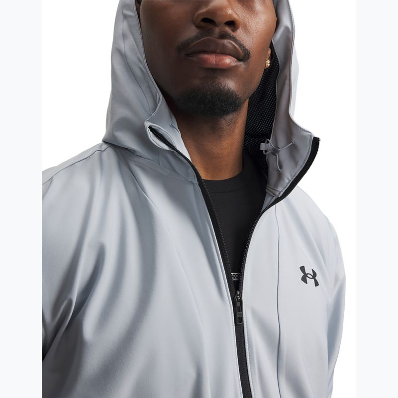 Men's jacket Under Armour Unstoppable Woven Jacket blue fog/black 3