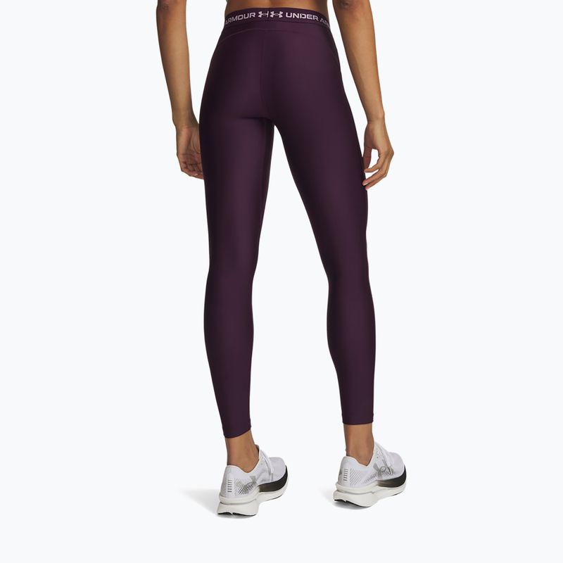 Women's training leggings Under Armour HeatGear Leggings purple echo/mauve pink 3