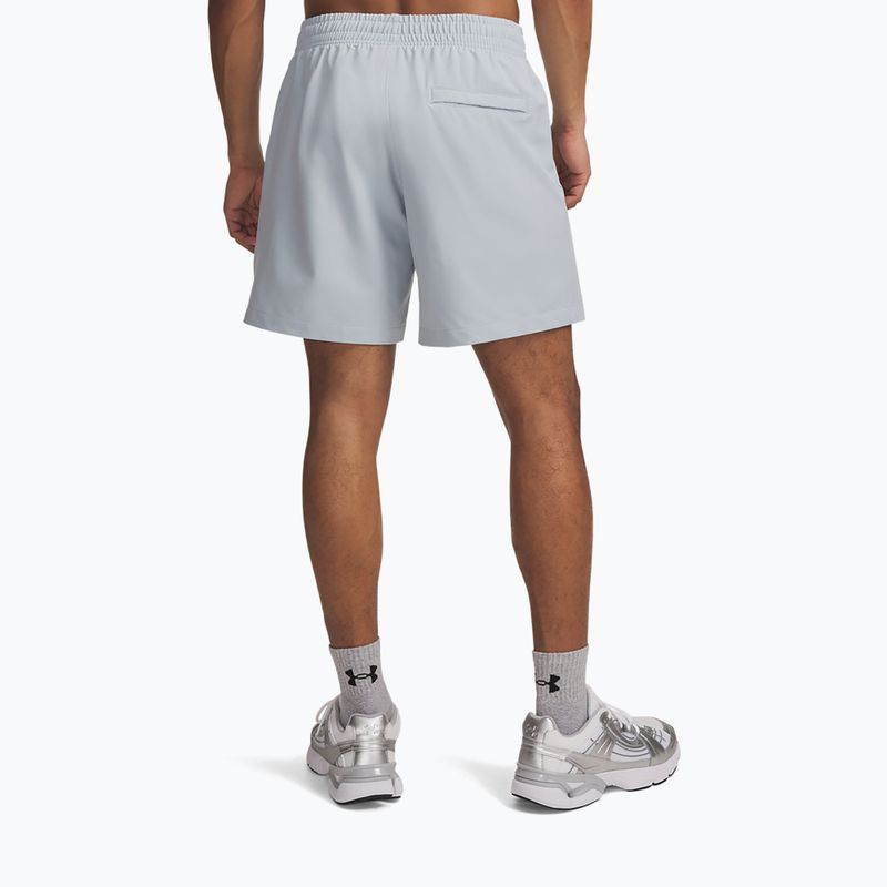 Men's training shorts Under Armour Unstoppable Woven Shorts blue fog/black 3