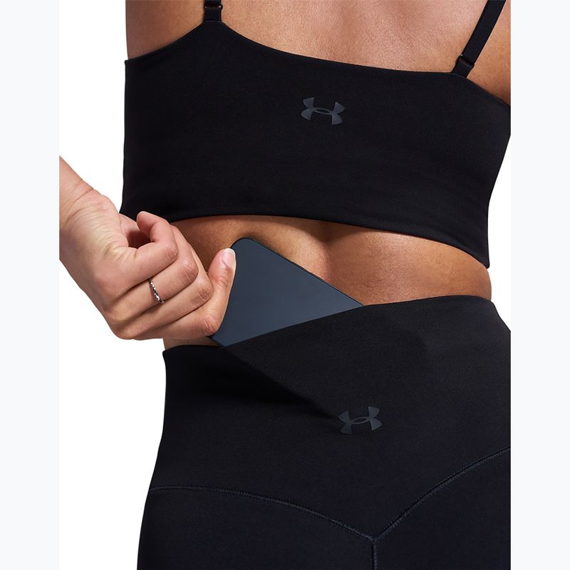 Women's training leggings Under Armour Meridian Leggings ultimate black/ultimate black 7