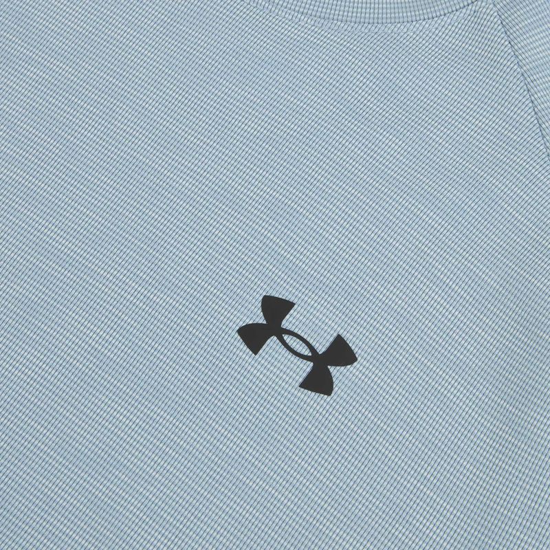 Men's training shirt Under Armour Tech Textured blue wind/black 3