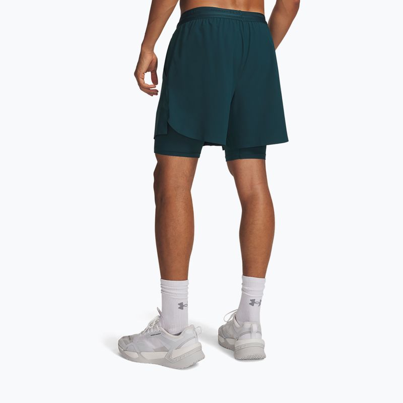 Men's training shorts Under Armour Vanish Elite 2IN1 Shorts arden green/arden green 3