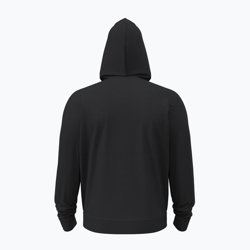 Men's sweatshirt Under Armour Flex Fleece Hoodie ultimate black/white 2