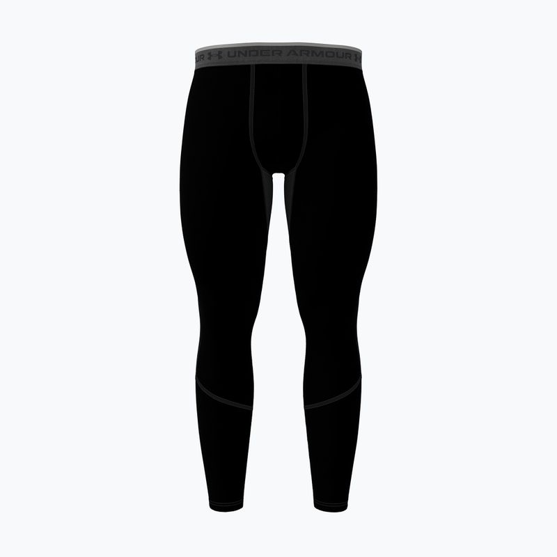 Men's training leggings Under Armour Coldgear Elite Leggings ultimate black/ultimate black/Reflective