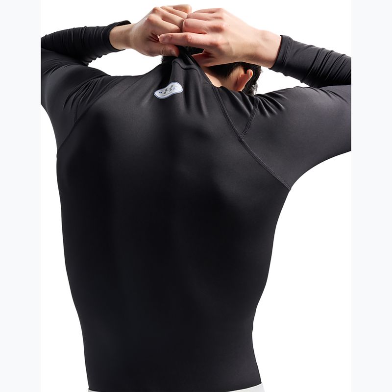 Men's training longsleeve Under Armour Coldgear Elite Comp Mock ultimate black/ultimate black/reflective 5