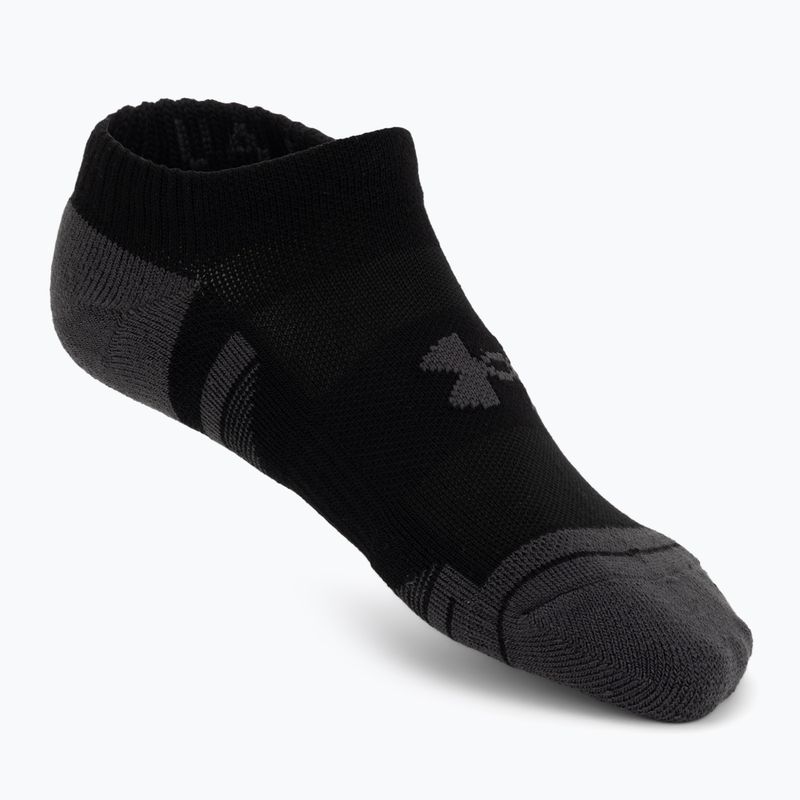 Socks Under Armour Perf Tech NS 3 pack mod gray/white/jet gray 2