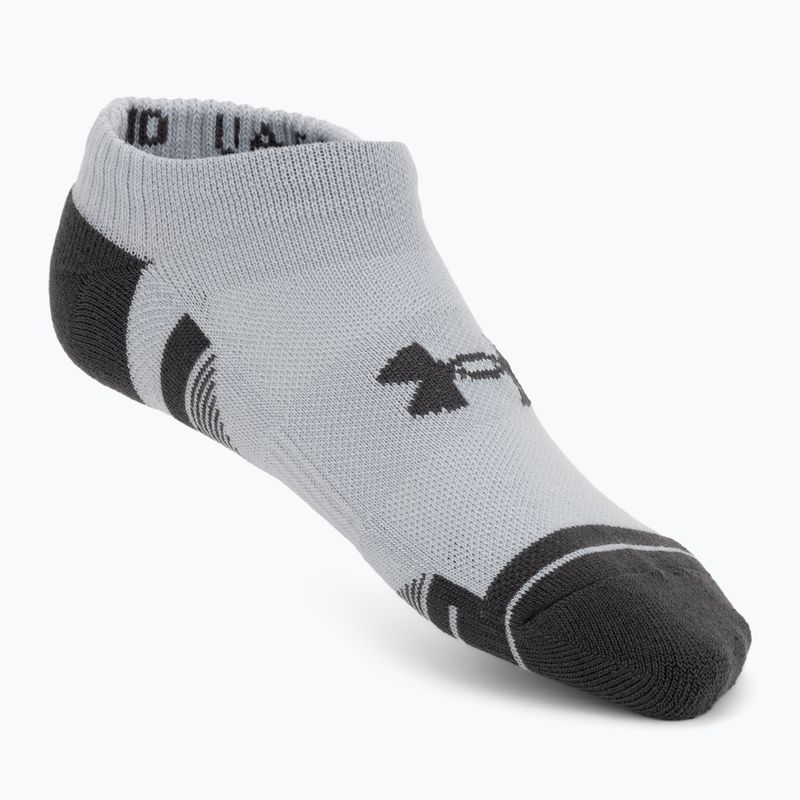 Socks Under Armour Perf Tech NS 3 pack mod gray/white/jet gray 3