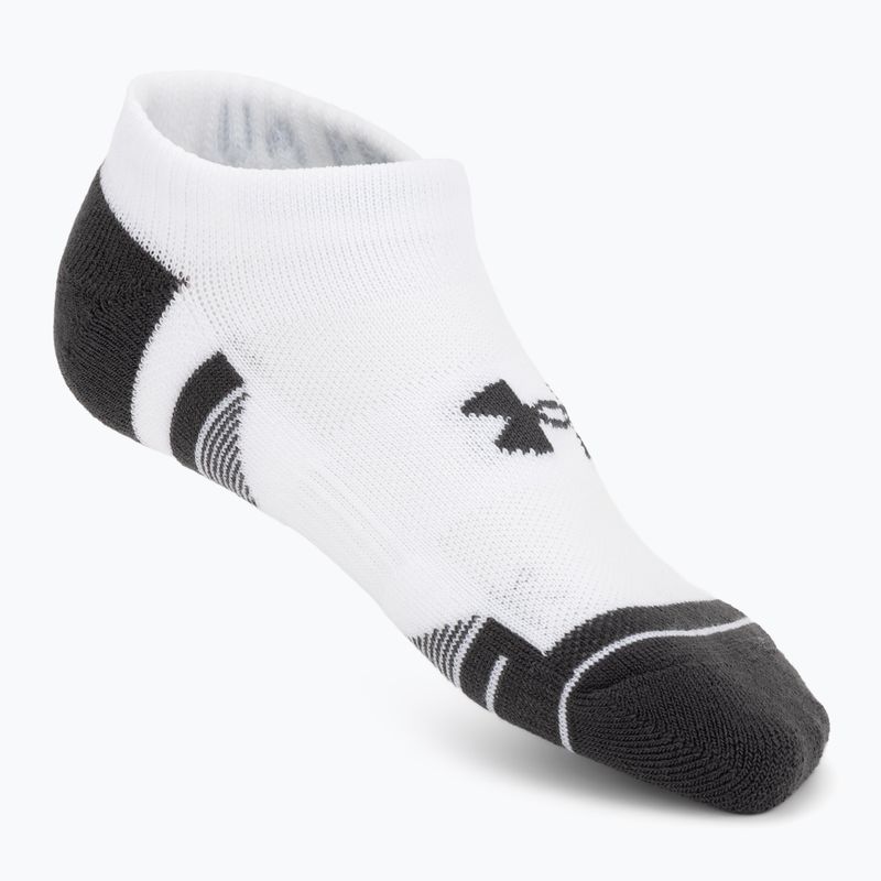 Socks Under Armour Perf Tech NS 3 pack mod gray/white/jet gray 4
