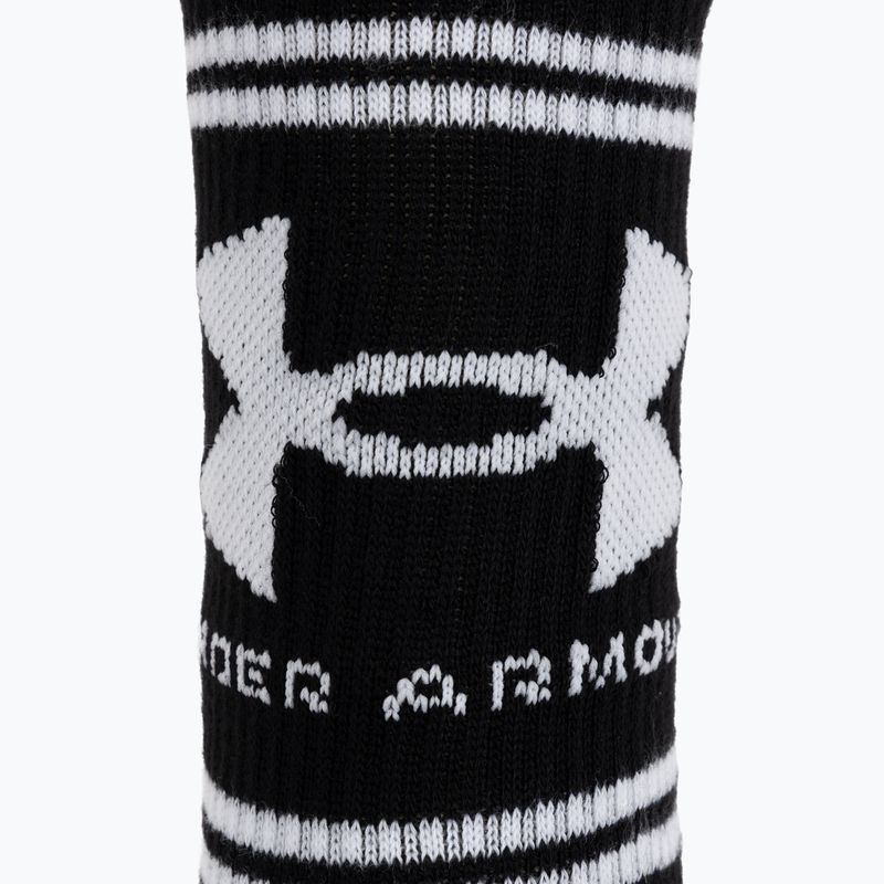 Socks Under Armour Perf Tech Nov Crew 3 pack ultimate black/ultimate black/white 3