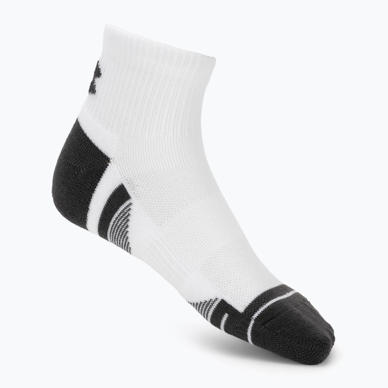 Socks Under Armour Perf Tech Qtr 3 pack mod gray/white/jet gray 2